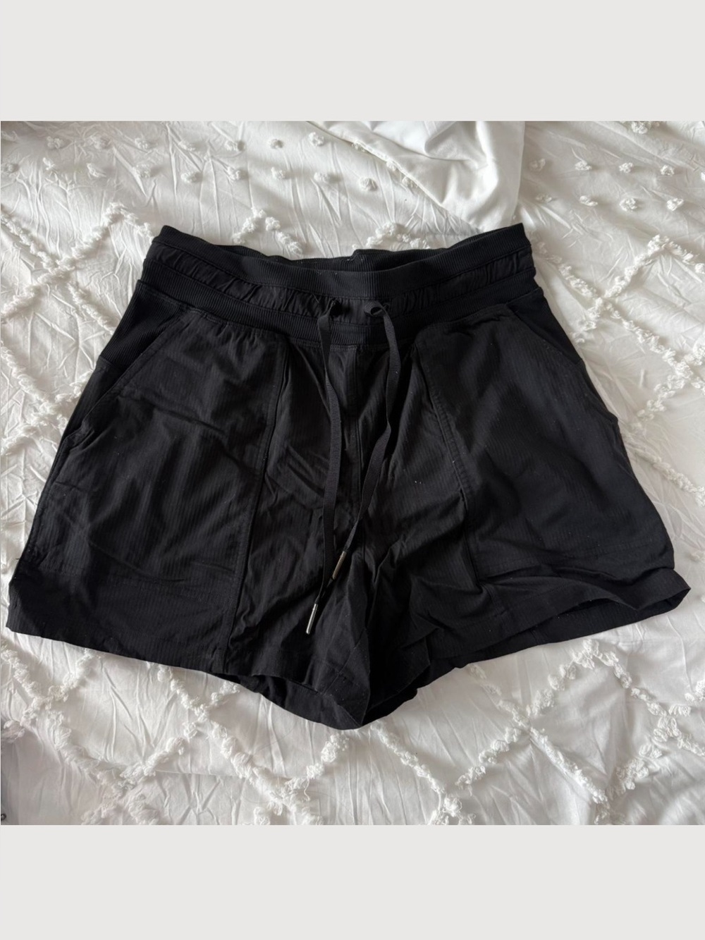 lululemon dance studio Black Athletic Drawstring Shorts